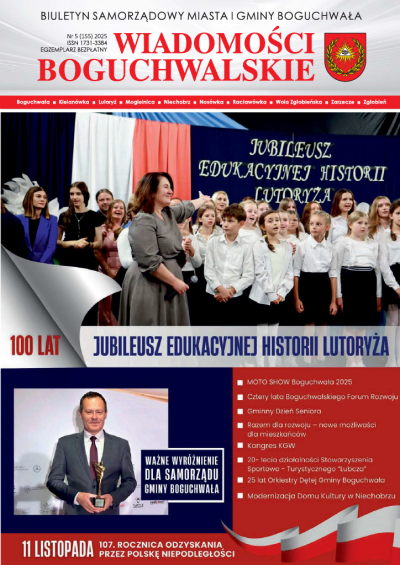 zdjęcie do
													 artykułu Wiadomości Boguchwalskie - nowy numer (5/2025)