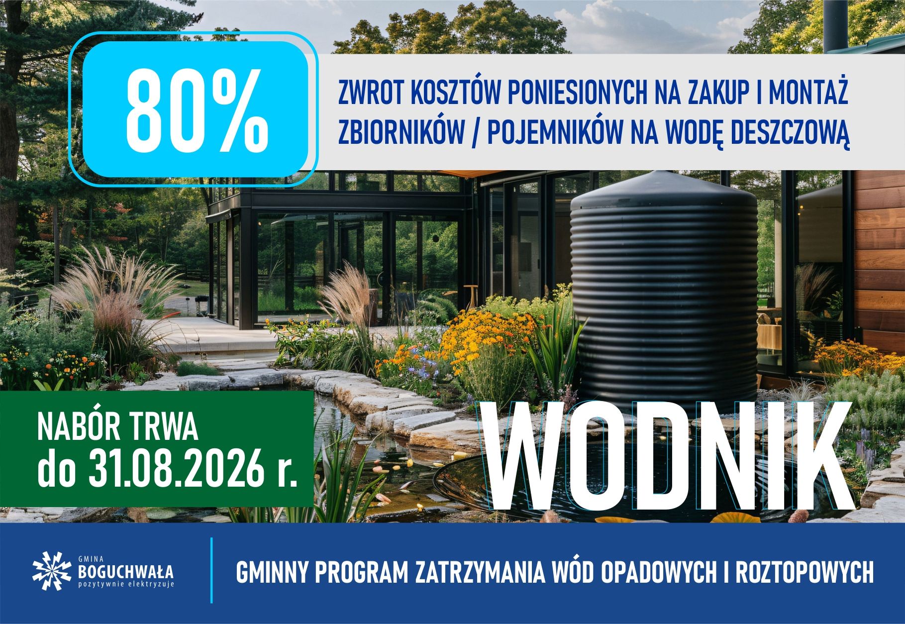 Nabór wniosków do gminnego programu "WODNIK".