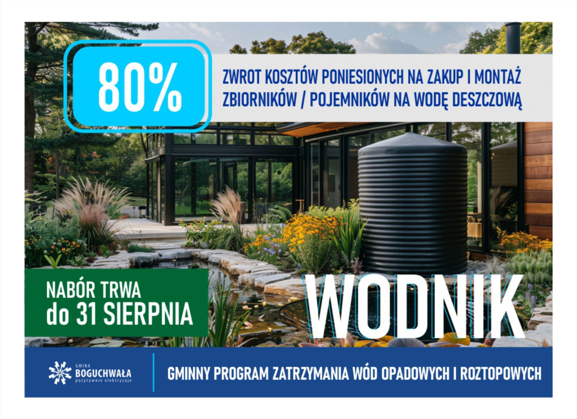 Nabór wniosków do gminnego programu "WODNIK".