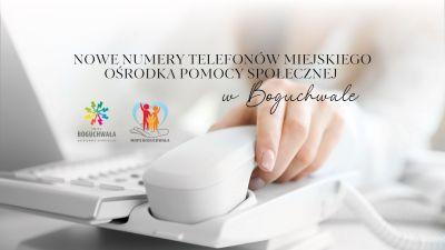 zdjęcie wprowadzające do artykułu: Nowe numery telefonów Miejskiego Ośrodka Pomocy Sp