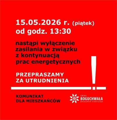 zdjęcie wprowadzające do artykułu: Informacja dla mieszkańców Gminy Boguchwała