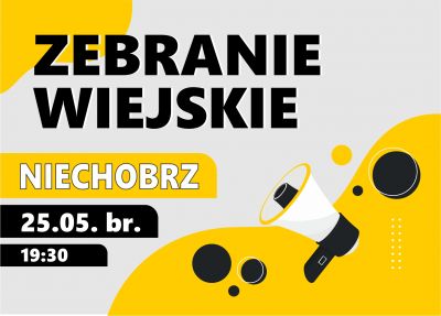 zdjęcie do
													 artykułu Zebranie Wiejskie w Niechobrzu