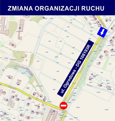 zdjęcie wprowadzające do artykułu: ZMIANA ORGANIZACJI RUCHU - UL. OGRODOWA w BOGUCHWA