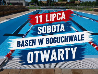 zdjęcie wprowadzające do artykułu: 11.07 (sobota) Basen w Boguchwale OTWARTY