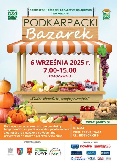 zdjęcie do
													 artykułu Bazarek Podkarpacki w Boguchwale – zakupy prosto od lokalnych producentów