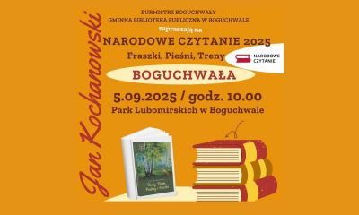 zdjęcie do
													 artykułu Narodowe Czytanie 2025