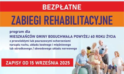 zdjęcie do
													 artykułu Zabiegi rehabilitacyjne dla mieszkańców Gminy Boguchwała