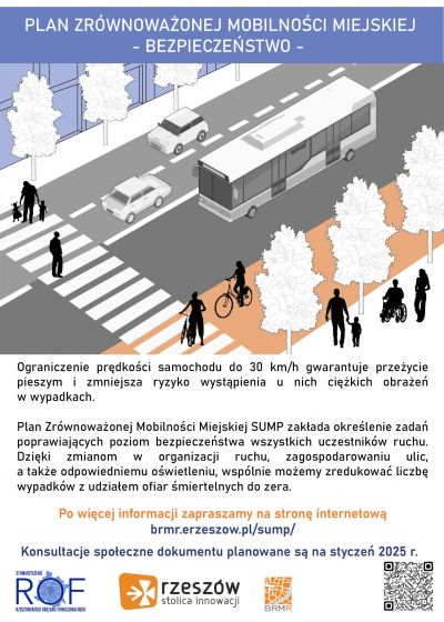 zdjęcie wprowadzające do artykułu: PLAN ZRÓWNOWAŻONEJ MOBILNOŚCI MIEJSKIEJ - BEZPIECZ