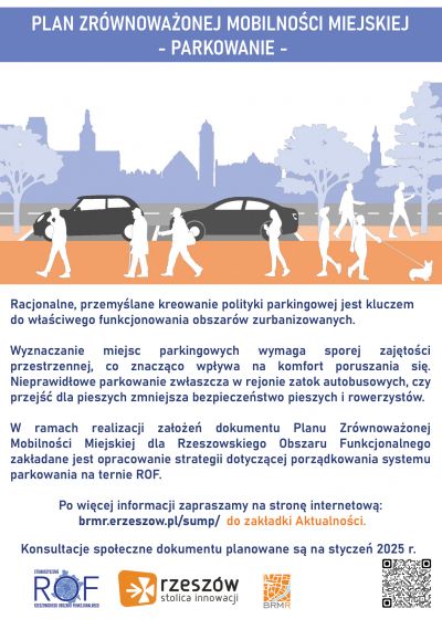 zdjęcie wprowadzające do artykułu: PLAN ZRÓWNOWAŻONEJ MOBILNOŚCI MIEJSKIEJ - PARKOWAN