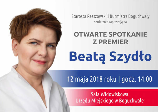 zdjęcie do
													 artykułu Otwarte spotkanie z Premier Beatą Szydło