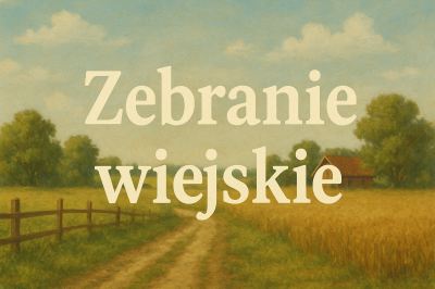 zdjęcie do
													 artykułu Zebranie wiejskie w Mogielnicy