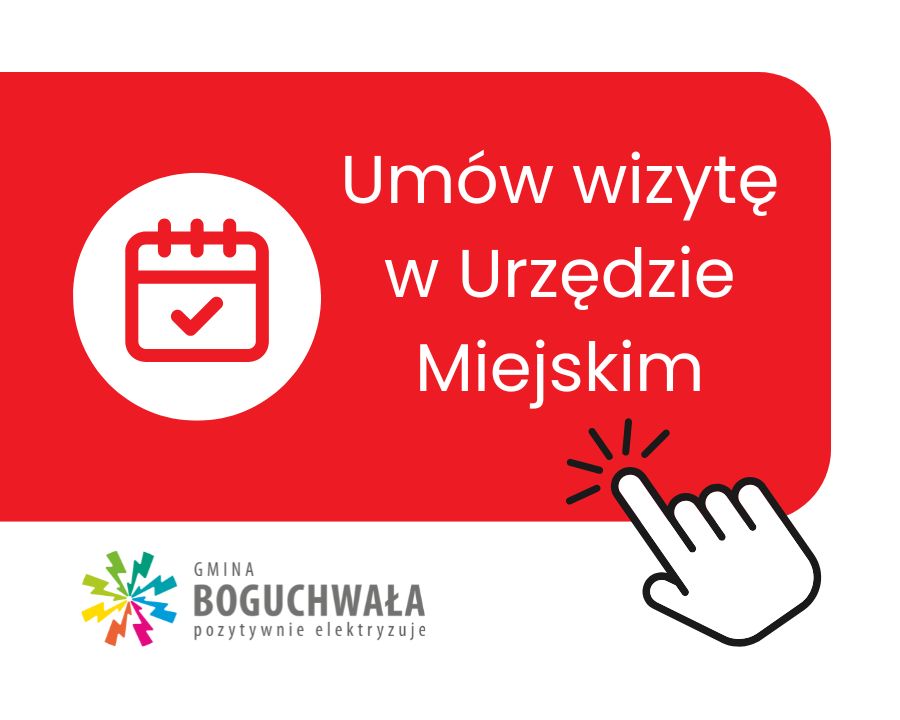 Umów wizytę  w Urzędzie  Miejskim w Boguchwale