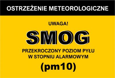 zdjęcie do
													 artykułu UWAGA! SMOG w dniu 27.01.2026 r.