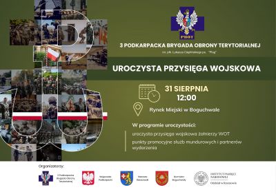 zdjęcie do
													 artykułu Uroczysta Przysięga Wojskowa w Boguchwale