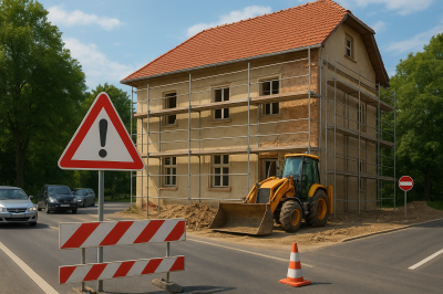 zdjęcie wprowadzające do artykułu: Utrudnienia w ruchu przy Miejskim Centrum Kultury 